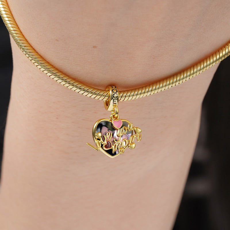 Gnoce Love You Mom Personalized Photo Charm_3