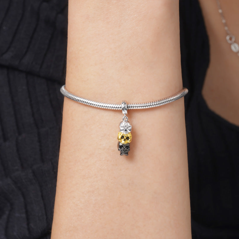Gnoce See No Hear No Speak Skulls Charm_3