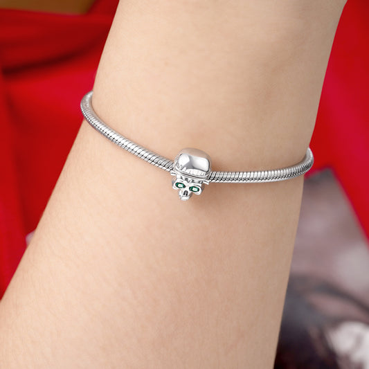 Gnoce Skull with Openable Brain Charm_4