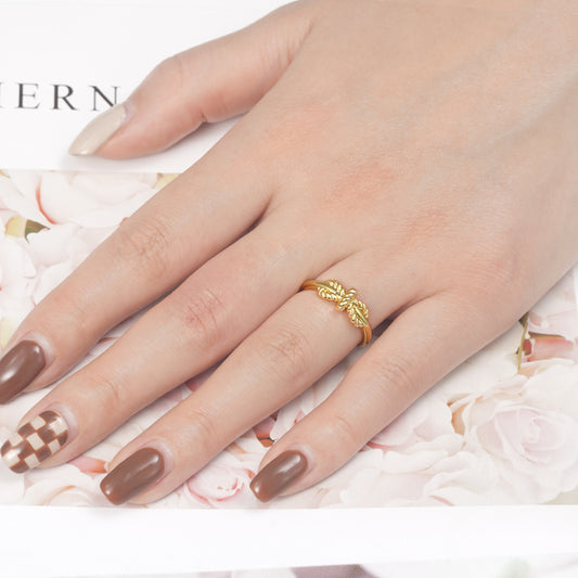 Gnoce Exquisite Bow Tie Ring_3