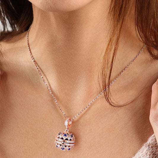 Gnoce Essential Oil Ball Box Chain Necklace_4