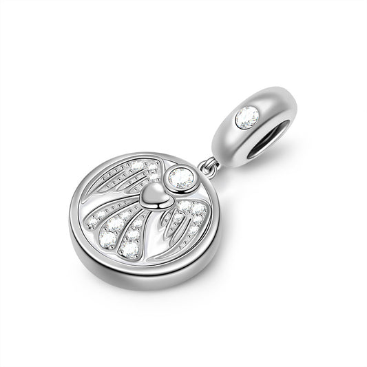 Gnoce Angel Photo Charm Platinum-plated Silver Blend_3