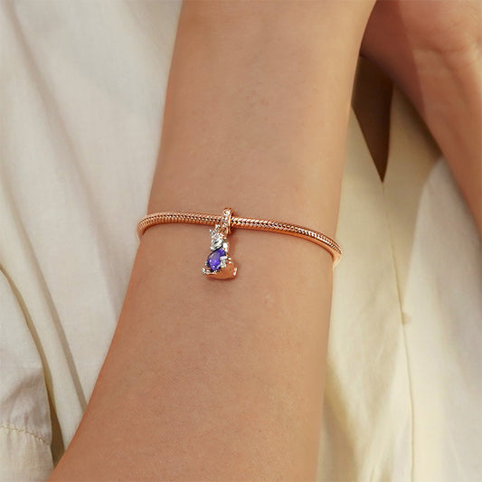 Gnoce Lovely Deer Embraces Heart Gem Pendant_5