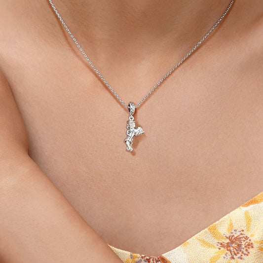 Gnoce Kiss of Victory Charm Platinum-plated Silver Blend_9