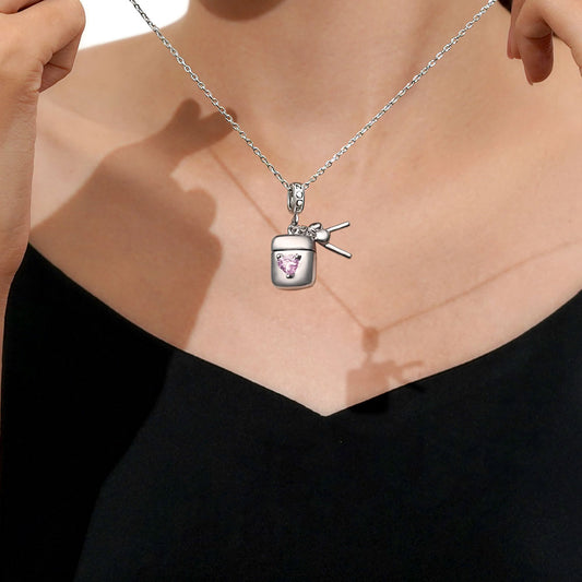 Gnoce Earphone Box Triple Charm Platinum-plated Silver Blend_6