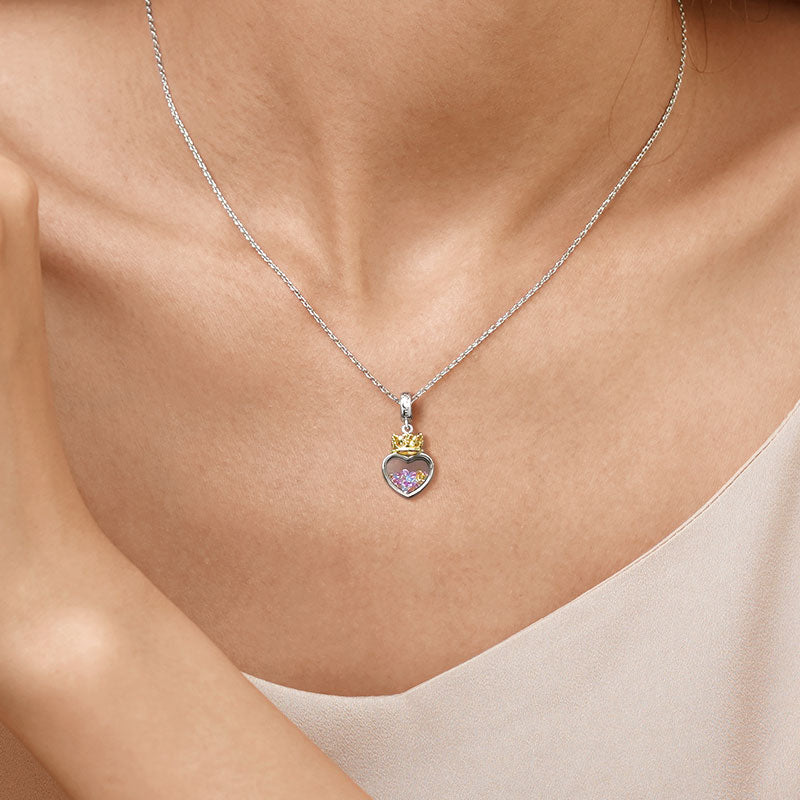 Gnoce Queen of My Heart Pendant Dangle Charm_7