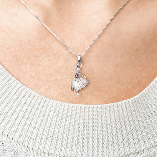 Gnoce Sparkling Ballet Necklace_4