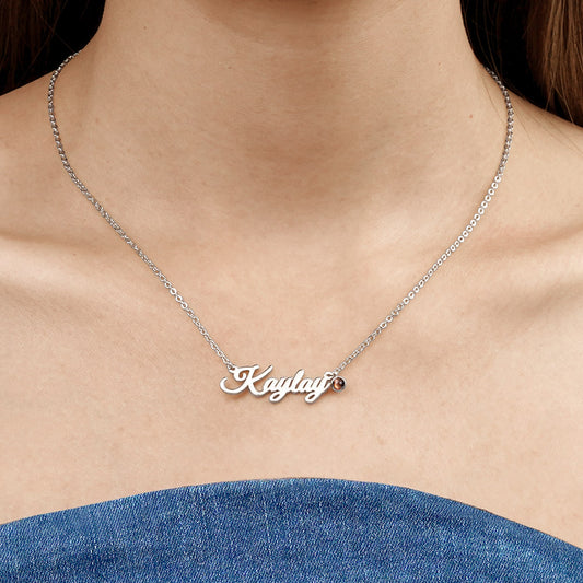 Gnoce Classic Projection Name Necklace_3
