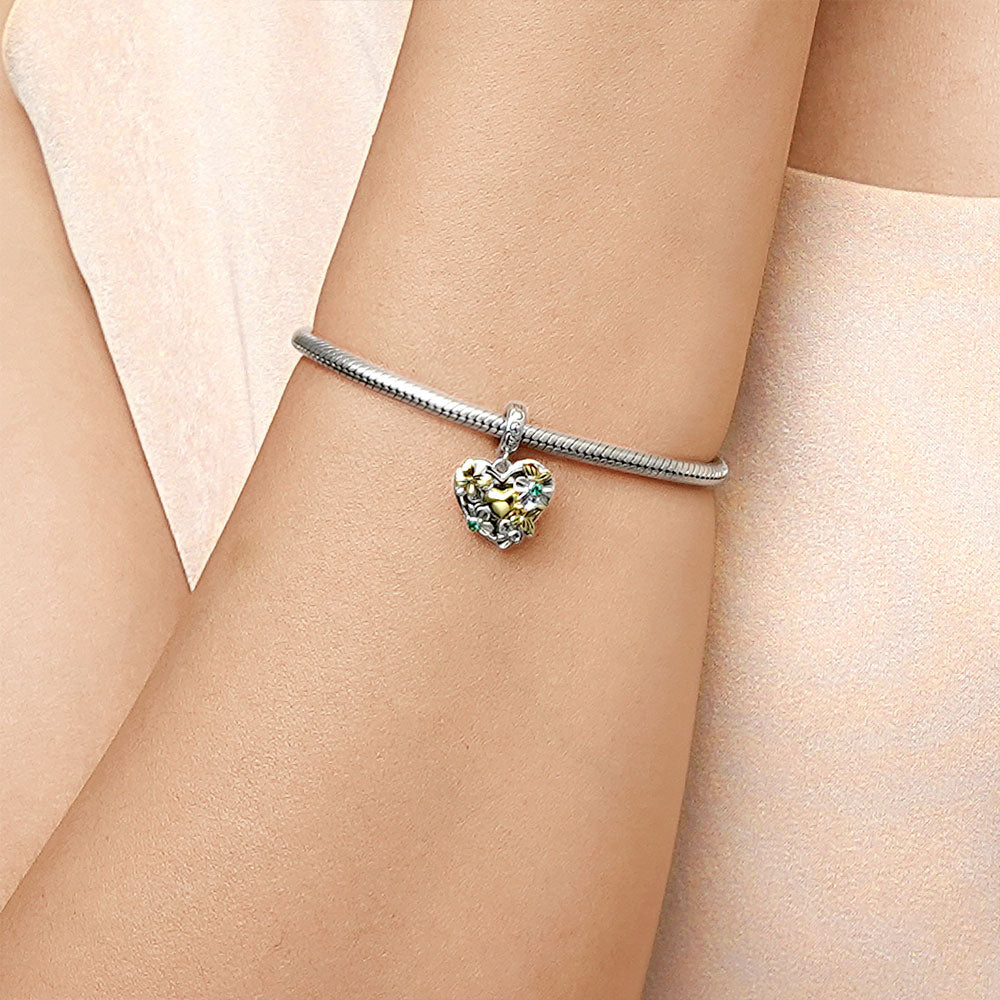 Gnoce Butterfly Love Flower Charm_7