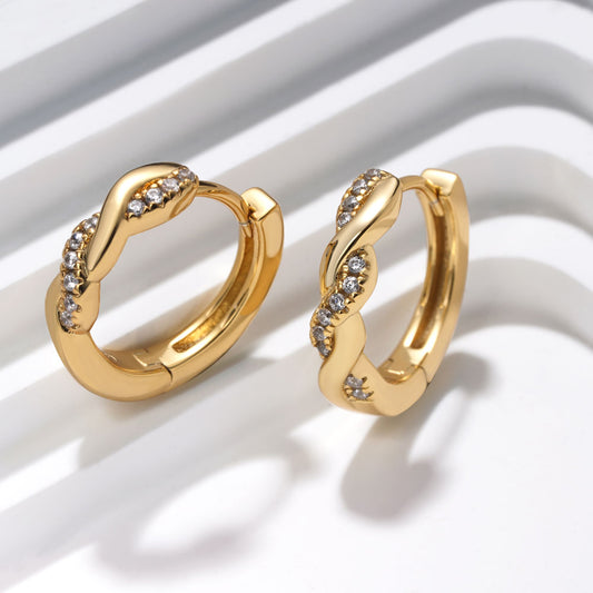 Gnoce Twisted Interwoven Hoop Earrings_5