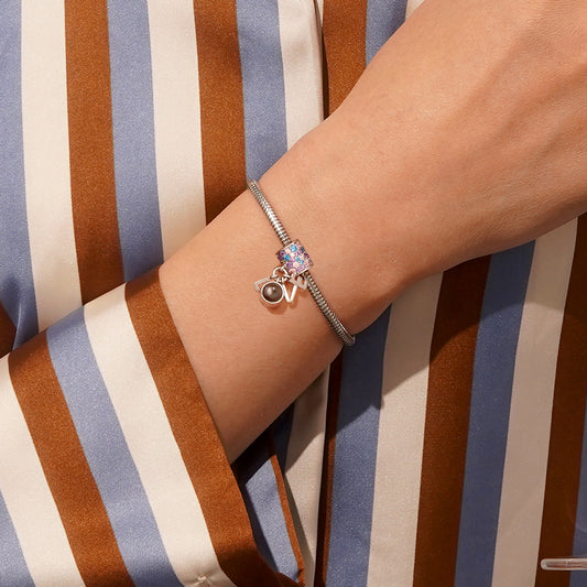 Gnoce LOVE Projection Personalized Photo Charm_5