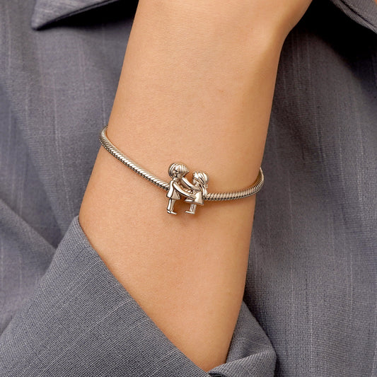 Gnoce Boy Charm Platinum-plated Silver Blend_6