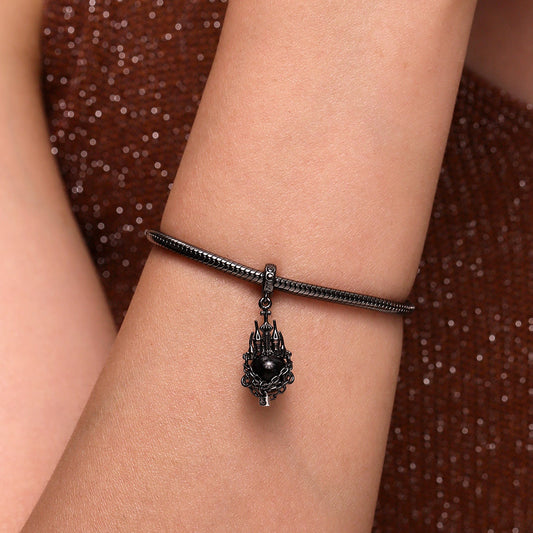 Gnoce Natural Black Pearl Dark Castle Charm_6
