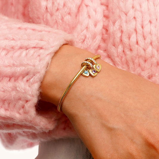 Gnoce Three Hearts Family Charm_6