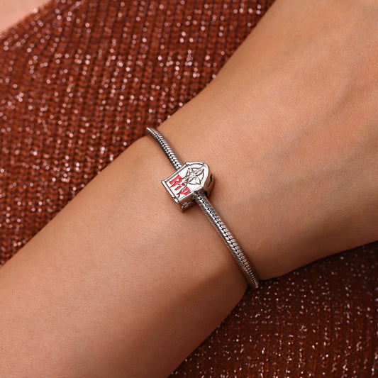 Gnoce Cracked RIP Tombstone Glow-in-the-Dark Charm Platinum-plated Silver Blend_6