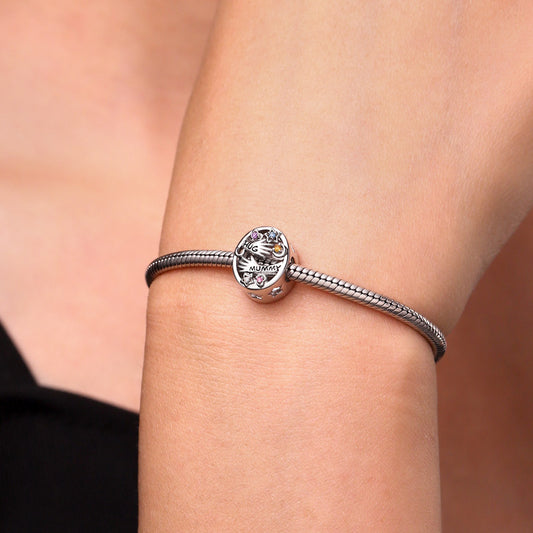Gnoce HUG MUMMY Photo Charm Platinum-plated Silver Blend_5