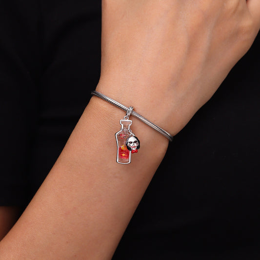 Gnoce Saw Billy the Puppet Glow-in-the-Dark Glass Potion Charm_8