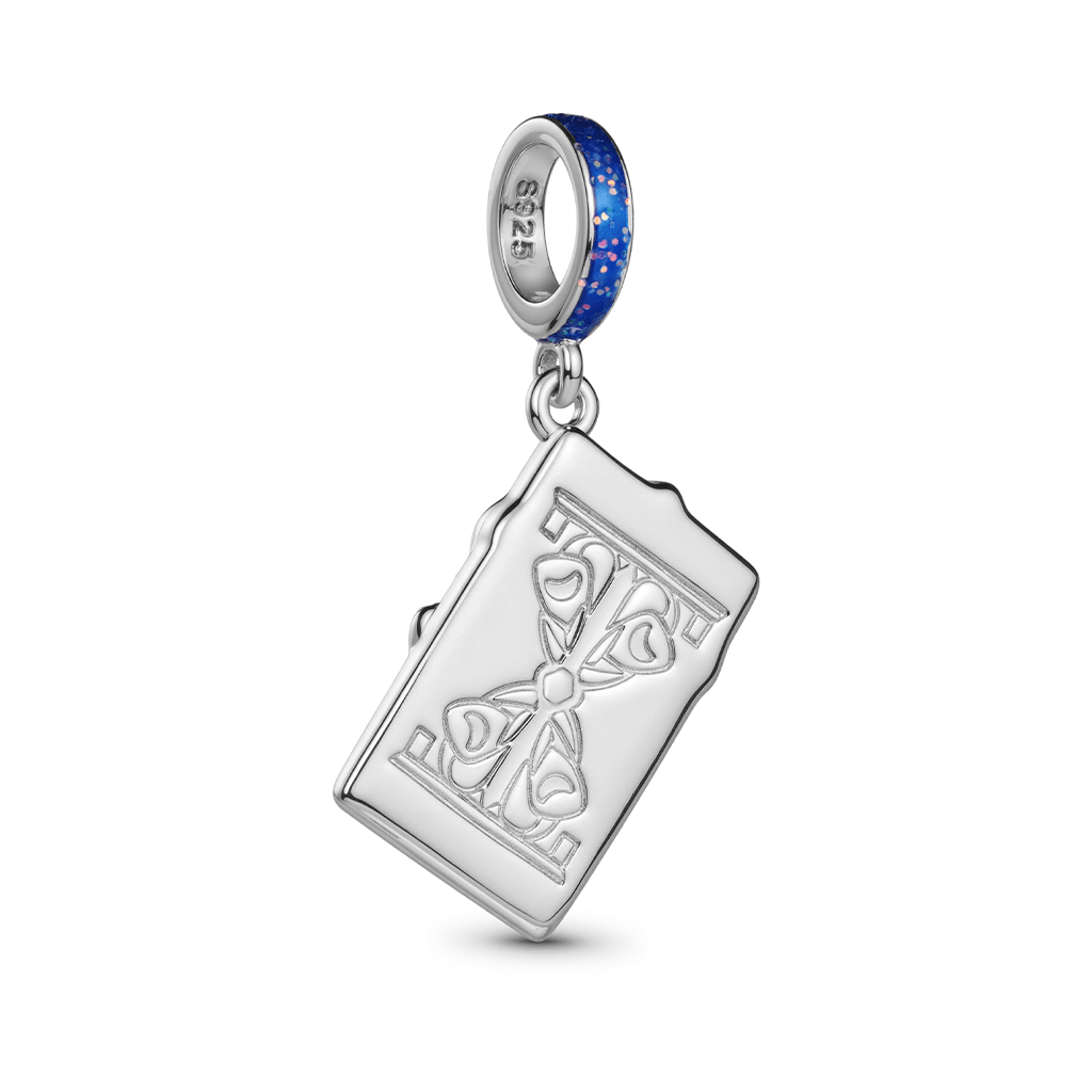 Gnoce Tarot World Card Glow-in-the-Dark Charm Platinum-plated Silver Blend_5