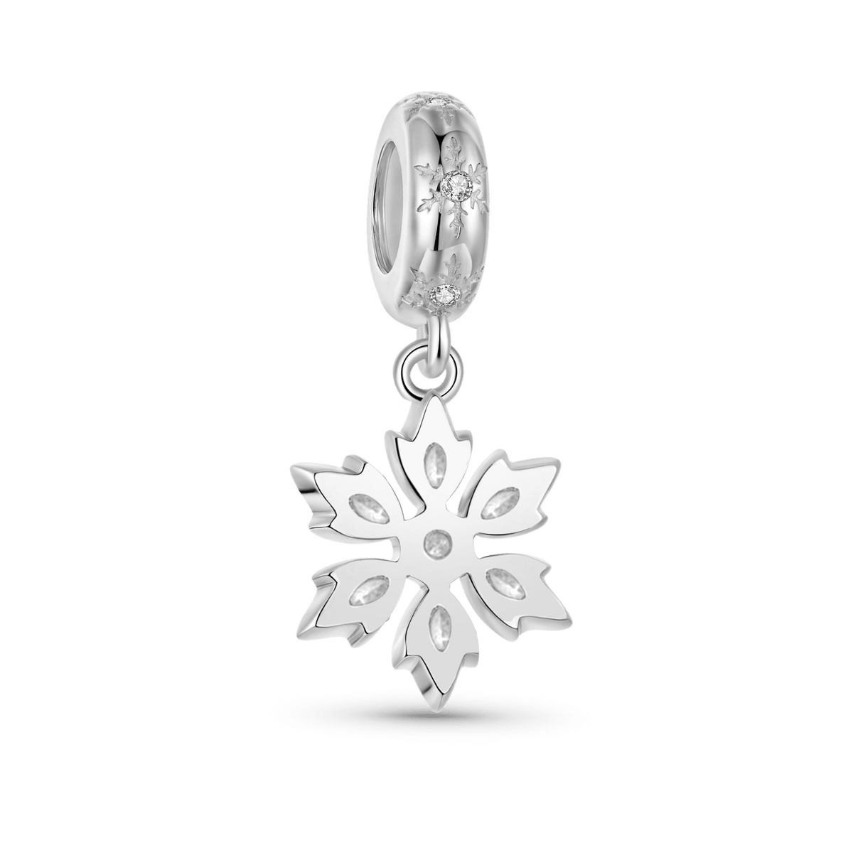 Gnoce Sparkling Snowflake Stopper Pendant_5