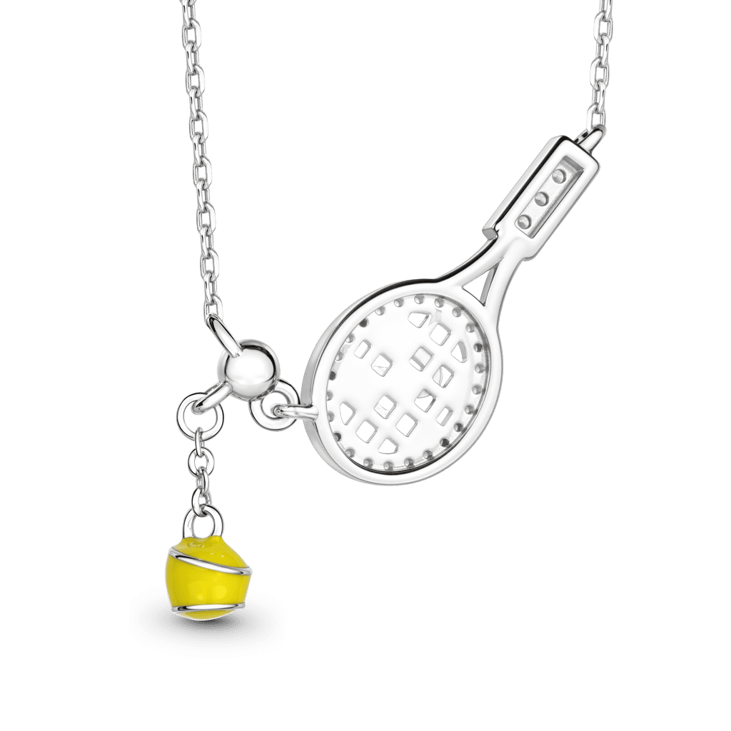 Gnoce Customized Letter Tennis Necklace_4