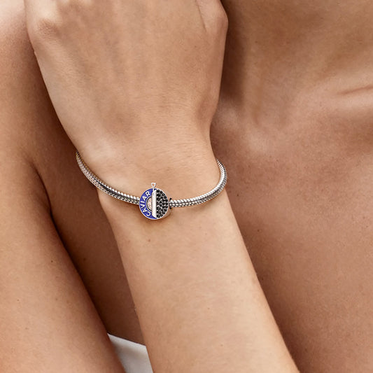 Gnoce Sturgeon Roe Charm Platinum-plated Silver Blend_2