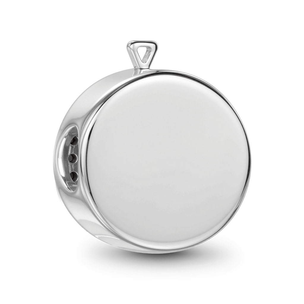 Gnoce Sturgeon Roe Charm Platinum-plated Silver Blend_5