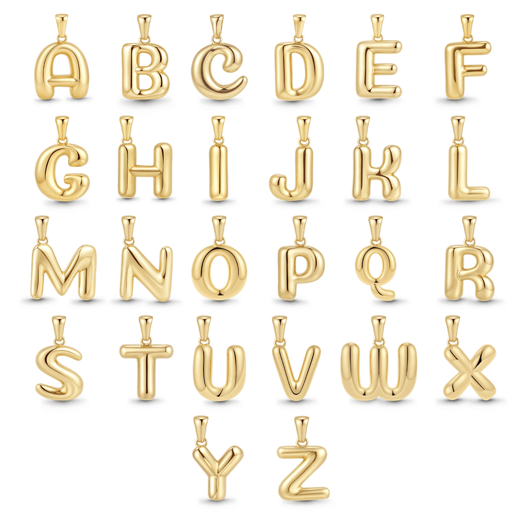 Gnoce Simple Initial Letters Necklace_4