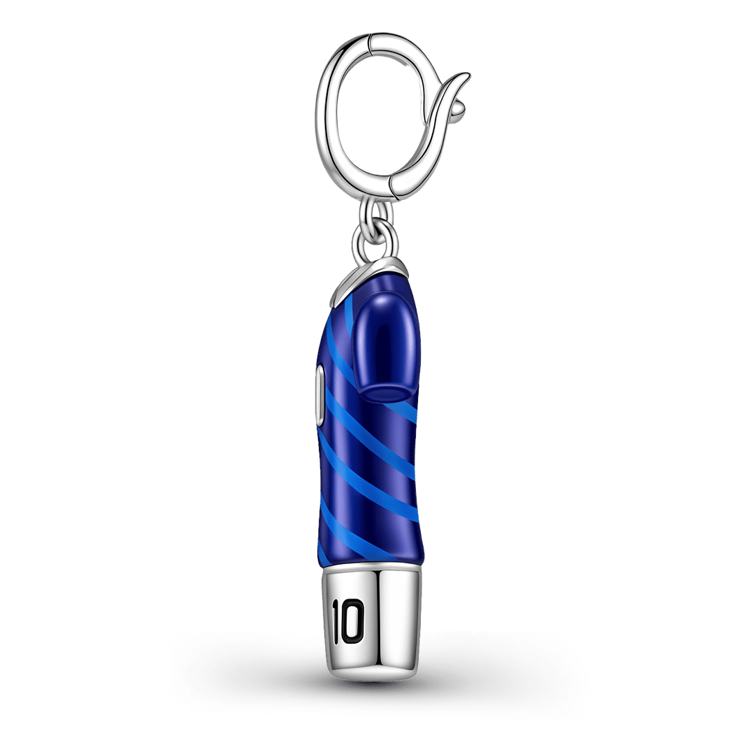 Gnoce Soccer Star Jerseys Charm Platinum-plated Silver Blend_6