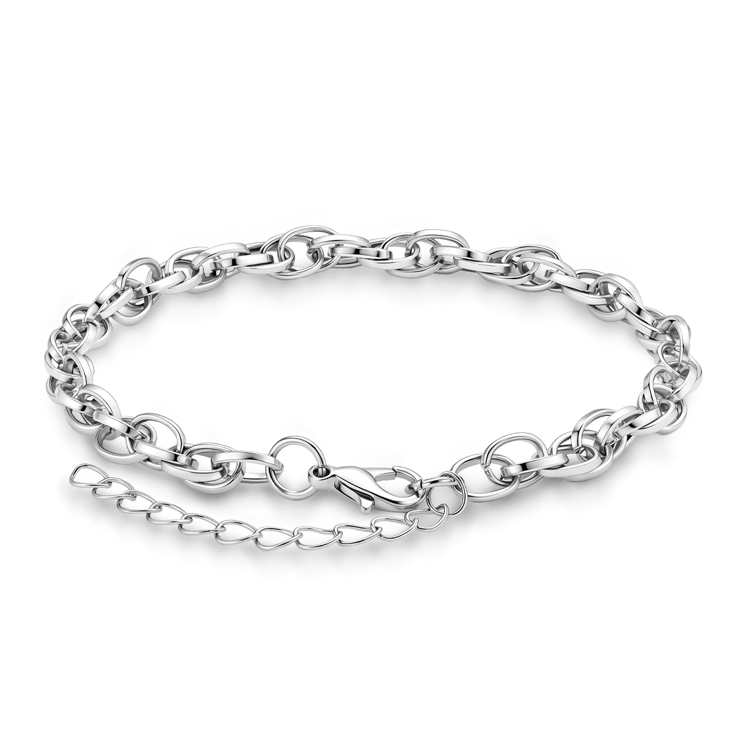 Gnoce Polished Oval Link Bracelet_4