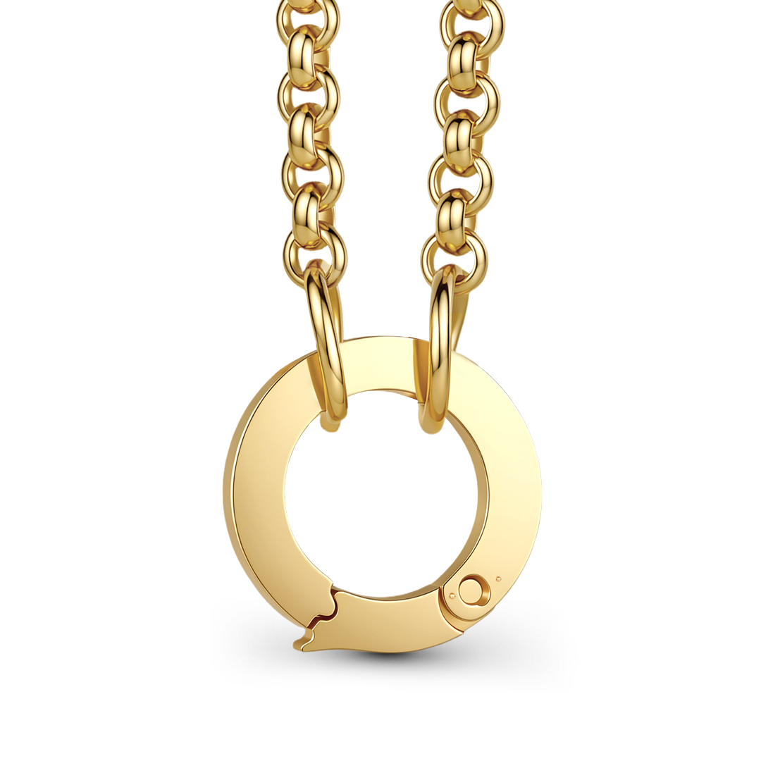Gnoce Circular Clasp Pendant Necklace_4