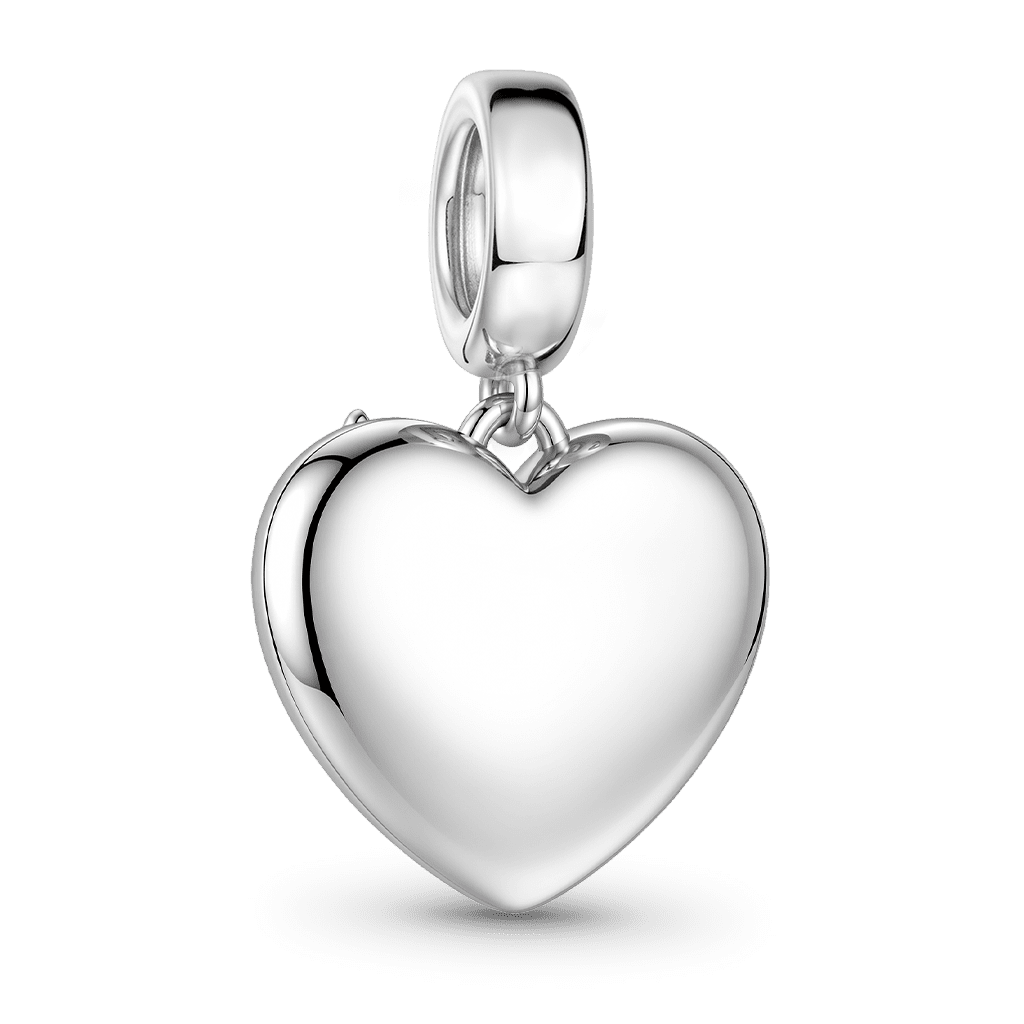 Gnoce Ocean Fish Dangle Charm Platinum-plated Silver Blend_5