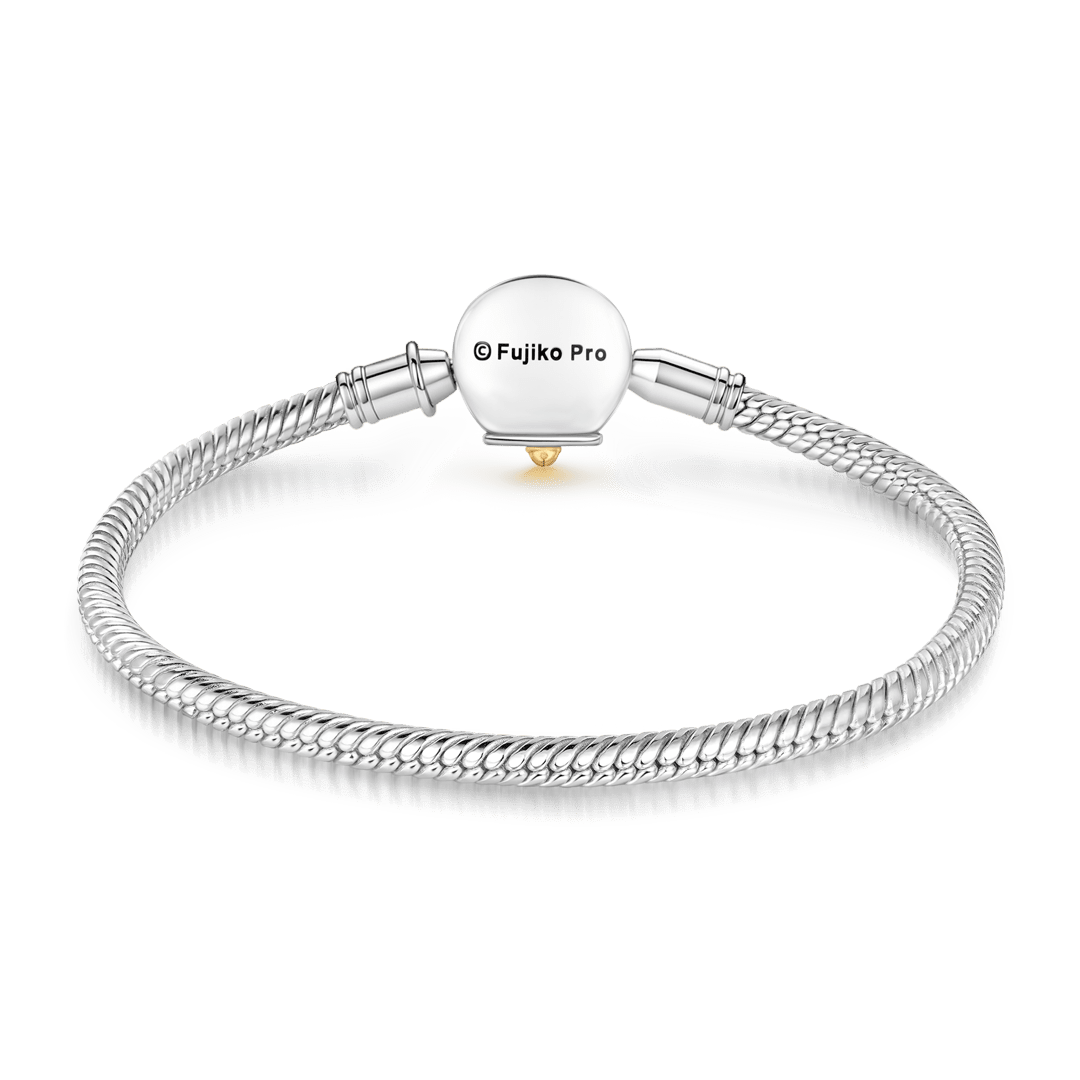 Gnoce Doraemon Head Snake Chain Bracelet_4