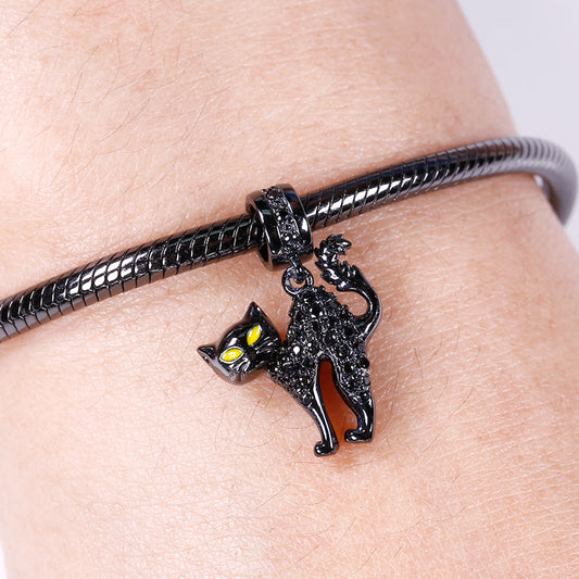 Gnoce Naughty Black Cat Charm_3