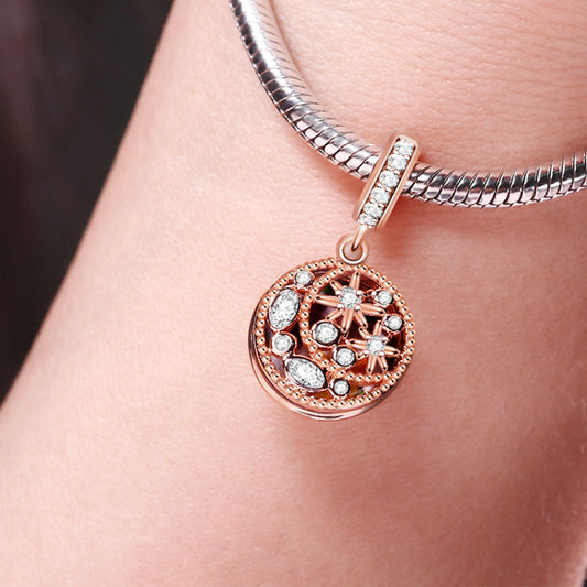 Gnoce Moon Star Engravable Photo Charm_3