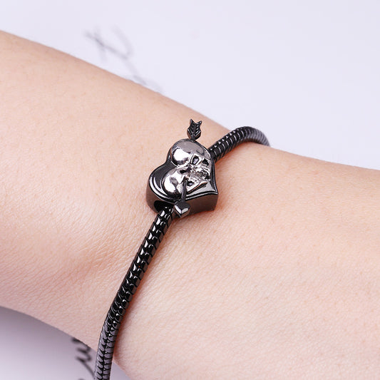 Gnoce Heart Arrow Through Skull Charm_3