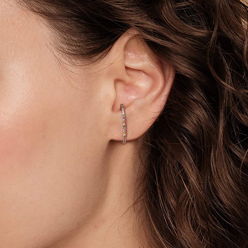 Gnoce Rose Gold Ear Cuff Earrings_3