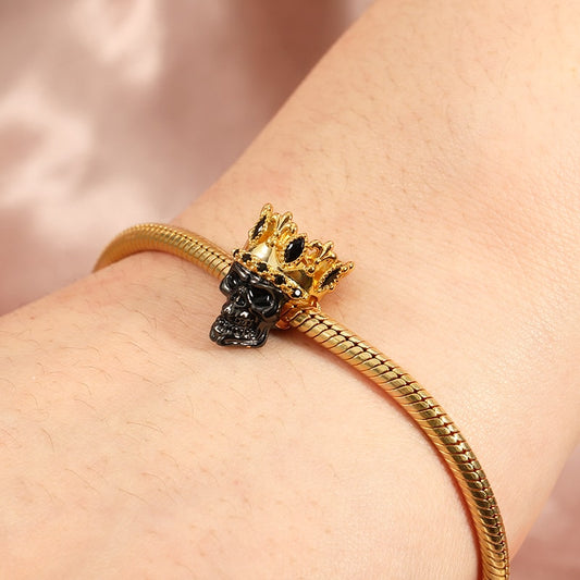 Gnoce Black Crown Skull Charm_3