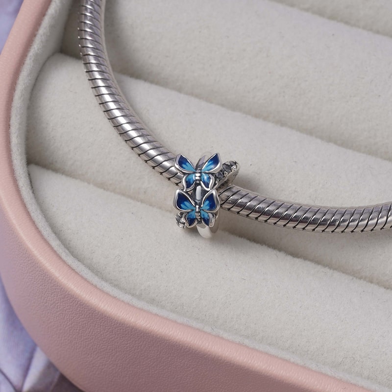 Butterfly Charm Bead Sterling Silver_2