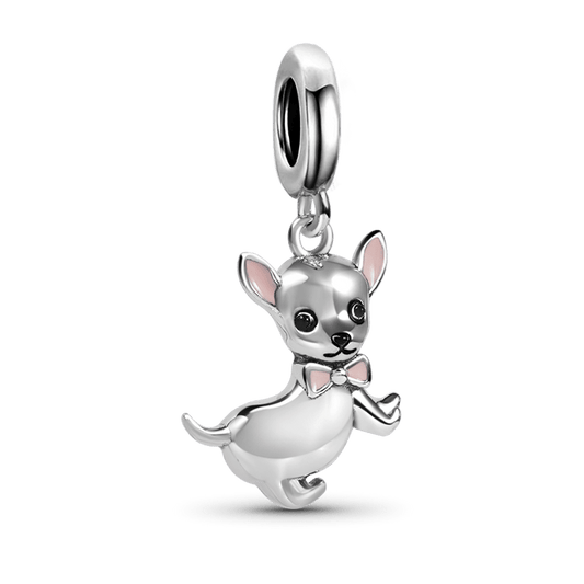 Chihuahua Pendant Dangle Charm Sterling Silver_1