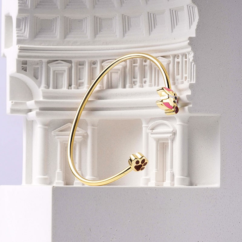 Gnoce Puppy Bangle Bracelet_2