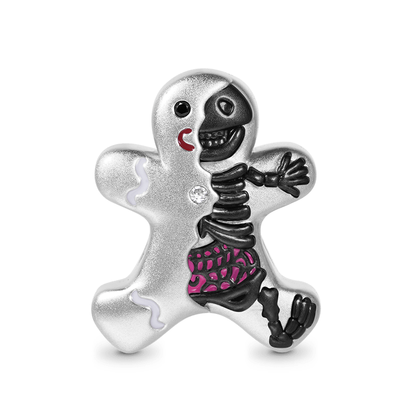Gnoce Skeleton Gingerbread Man Charm_1