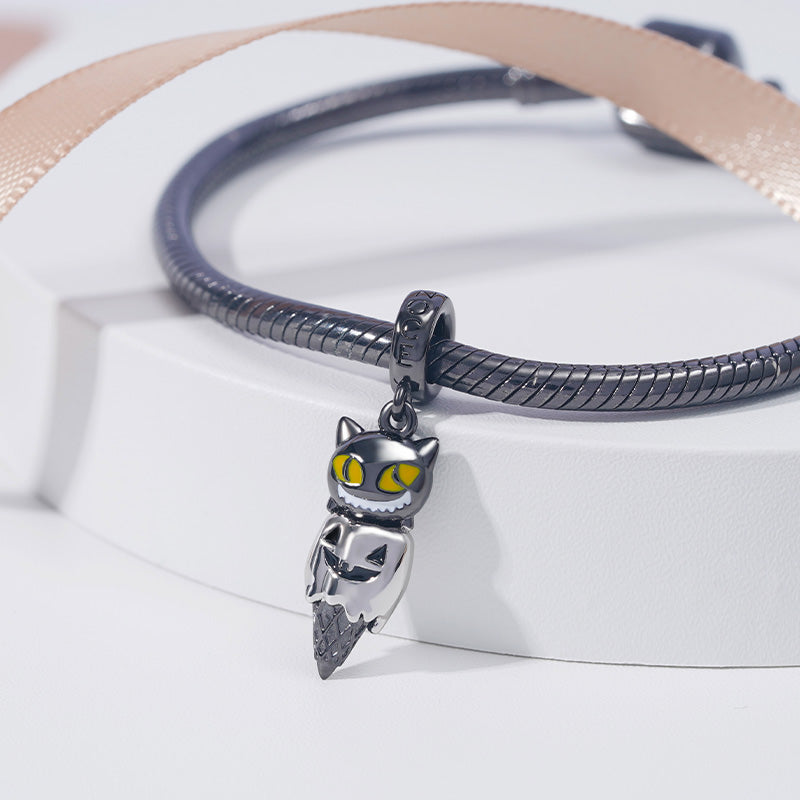 Gonce Black Cat & Pumpkin Monster Charm_2