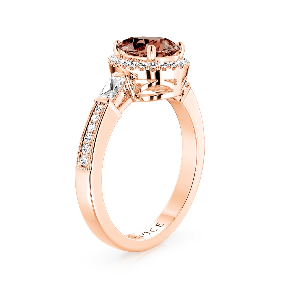 Gnoce Sparkling Brown Teardrop Promise Ring_2