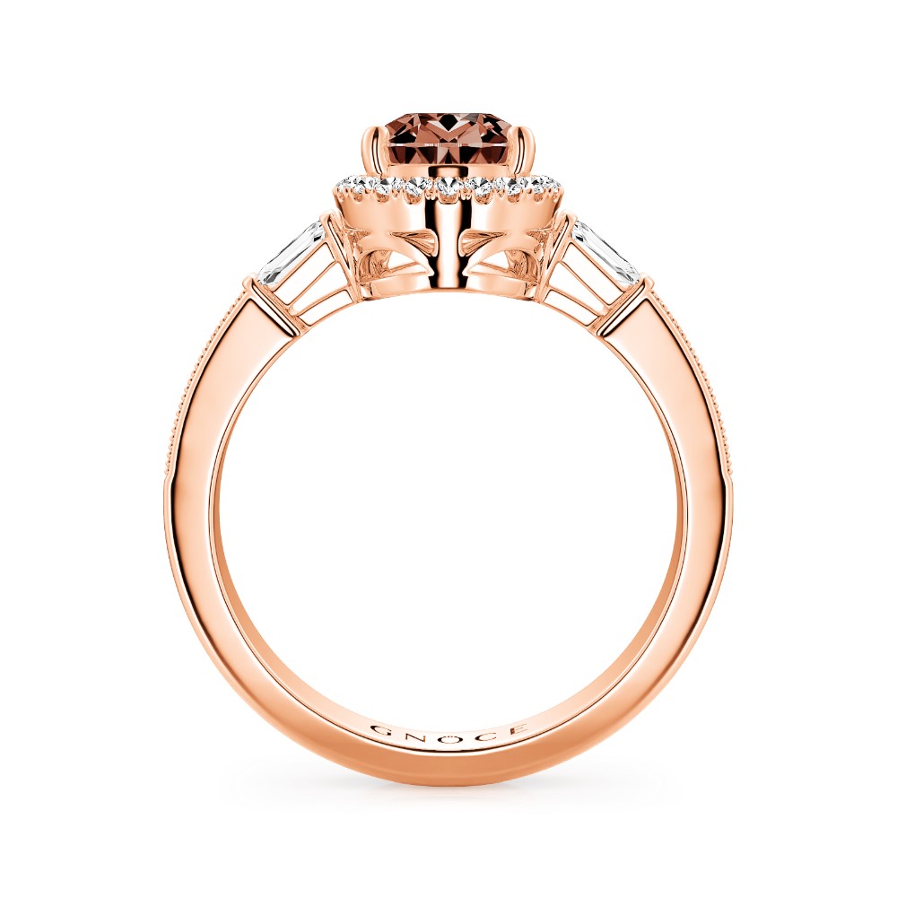 Gnoce Sparkling Brown Teardrop Promise Ring_3