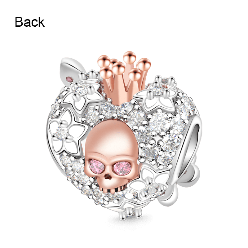 Gnoce Skull Queen Butterfly Charm_2