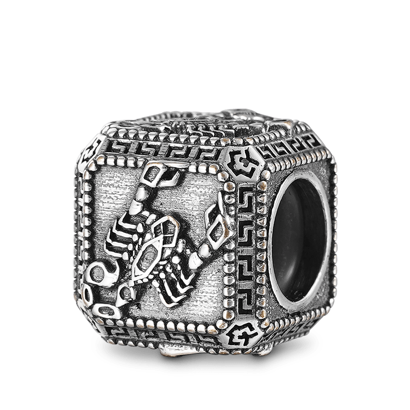 Gnoce Beetle Vintage & Customized Charm Platinum-plated Silver Blend_2