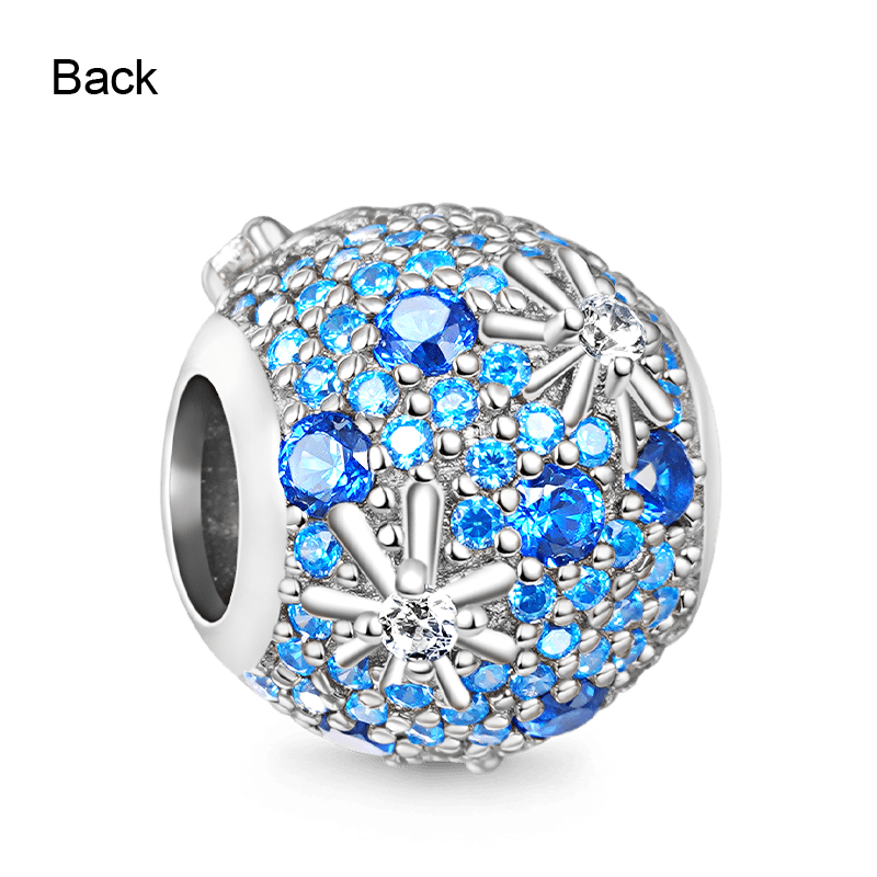 Gnoce Blue Fantasy Fireworks Charm Platinum-plated Silver Blend_2