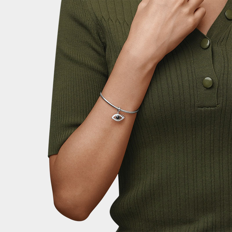 Gnoce Projection Devil's Eye Personalized Photo Pendant Dangle Charm_2