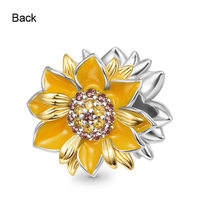 Gnoce Sparkling Sunflower Charm_2