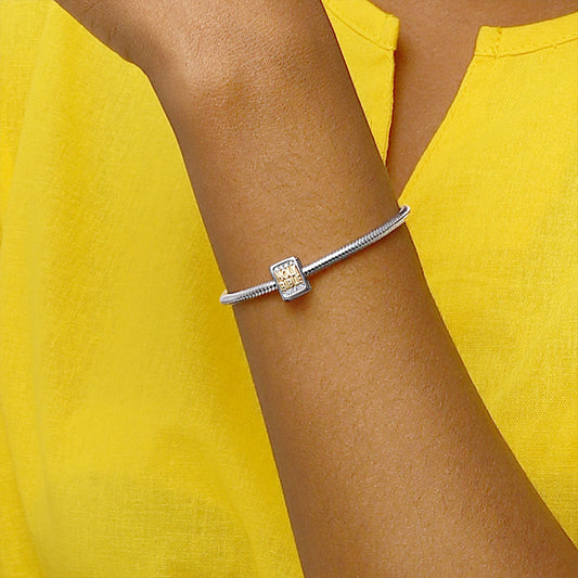 Gnoce "Christian Cross Beads" Faithful Holy Bible Charm Sterling Silver Bracelets_5